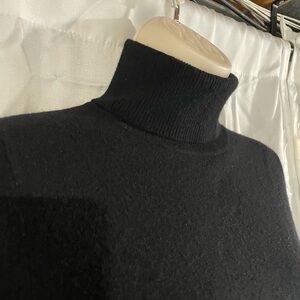 Talbots Black Turtleneck Sweater